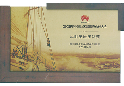 2025年華為中國地區(qū)部戰(zhàn)時英雄團(tuán)隊獎